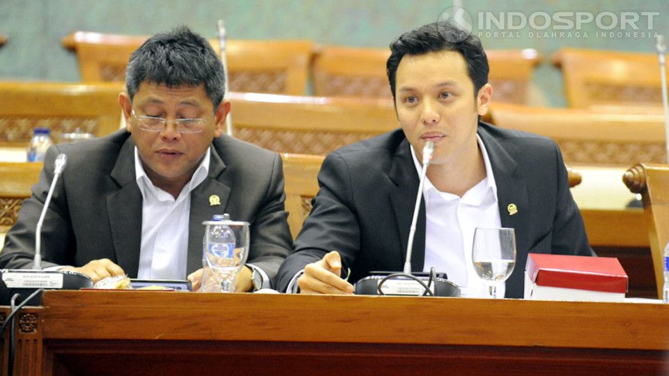 Moreno Soeprapto saat rapat kerja Komisi X dengan Kementerian Pemuda dan Olahraga. Copyright: &copy; Ratno Prasetyo/INDOSPORT
